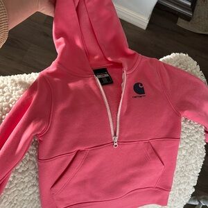 Baby/toddler girl carhartt 1/2 zip